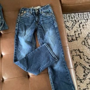 Boys youth ariat denim pants 12 relaxed